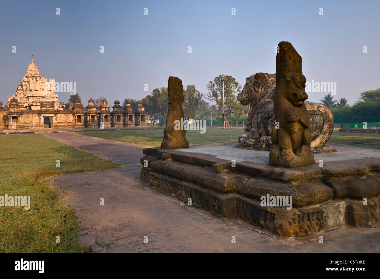 Temple Kailasanatha Tamil Nadu Inde Kanchipuram Banque D'Images