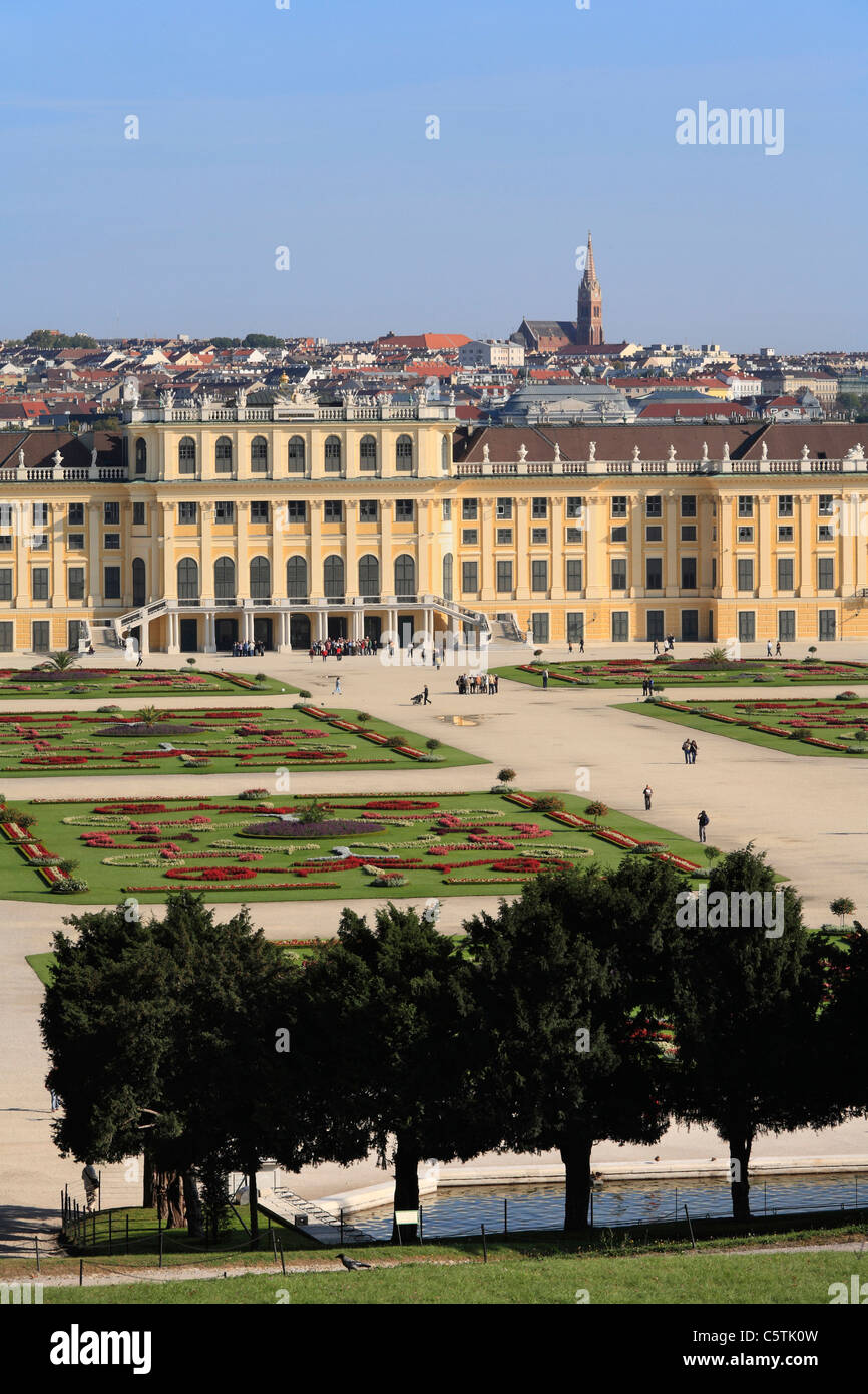 L'Autriche, Vienne, au château de Schönbrunn Touristiques Banque D'Images