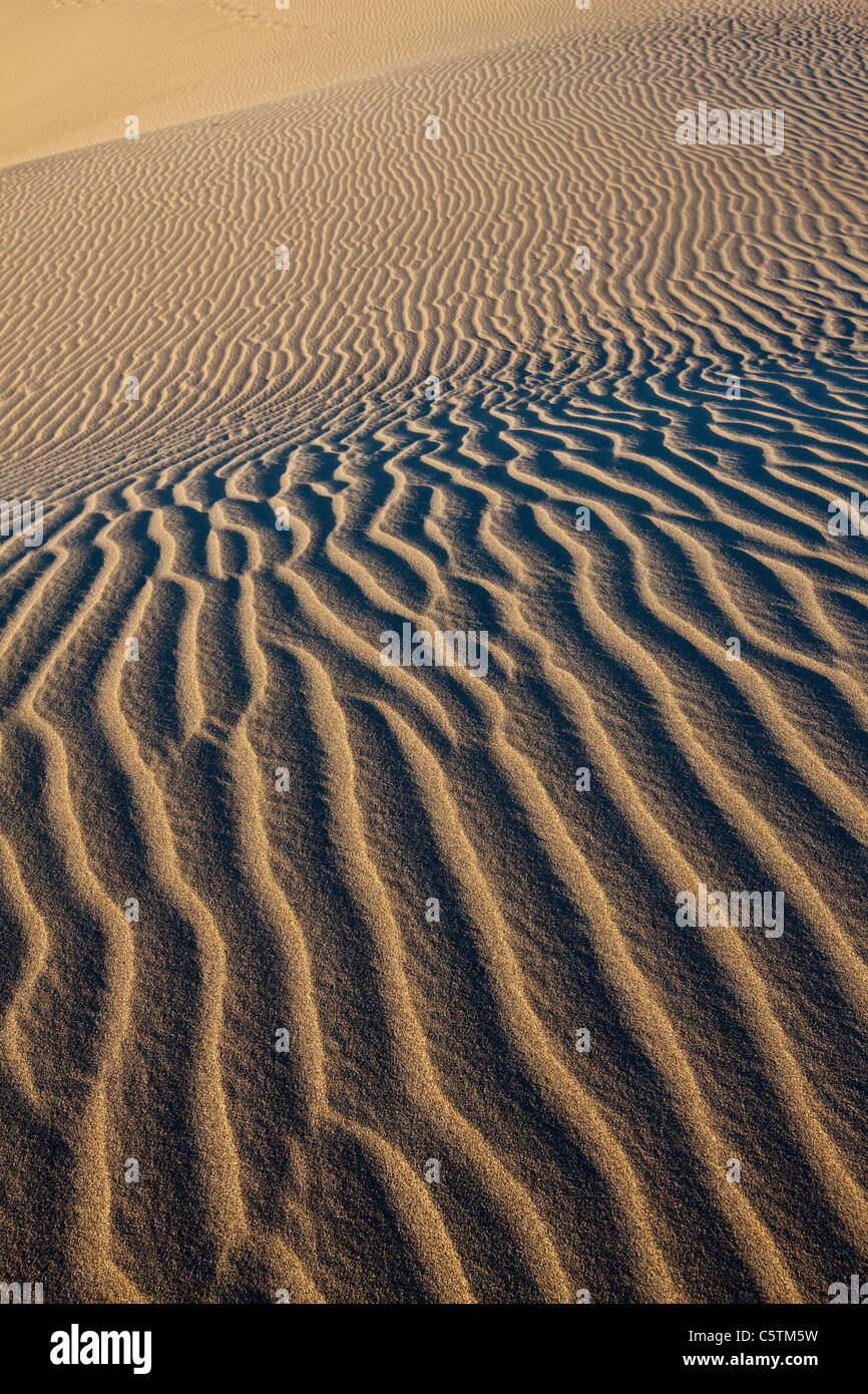 États-unis, Californie, la vallée de la mort, ses dunes de sable, full frame Banque D'Images