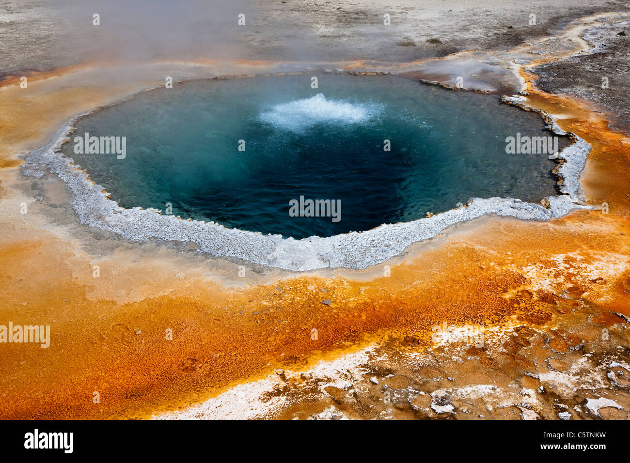 USA, Wyoming, Yellowstone Park, Piscine à crête Banque D'Images