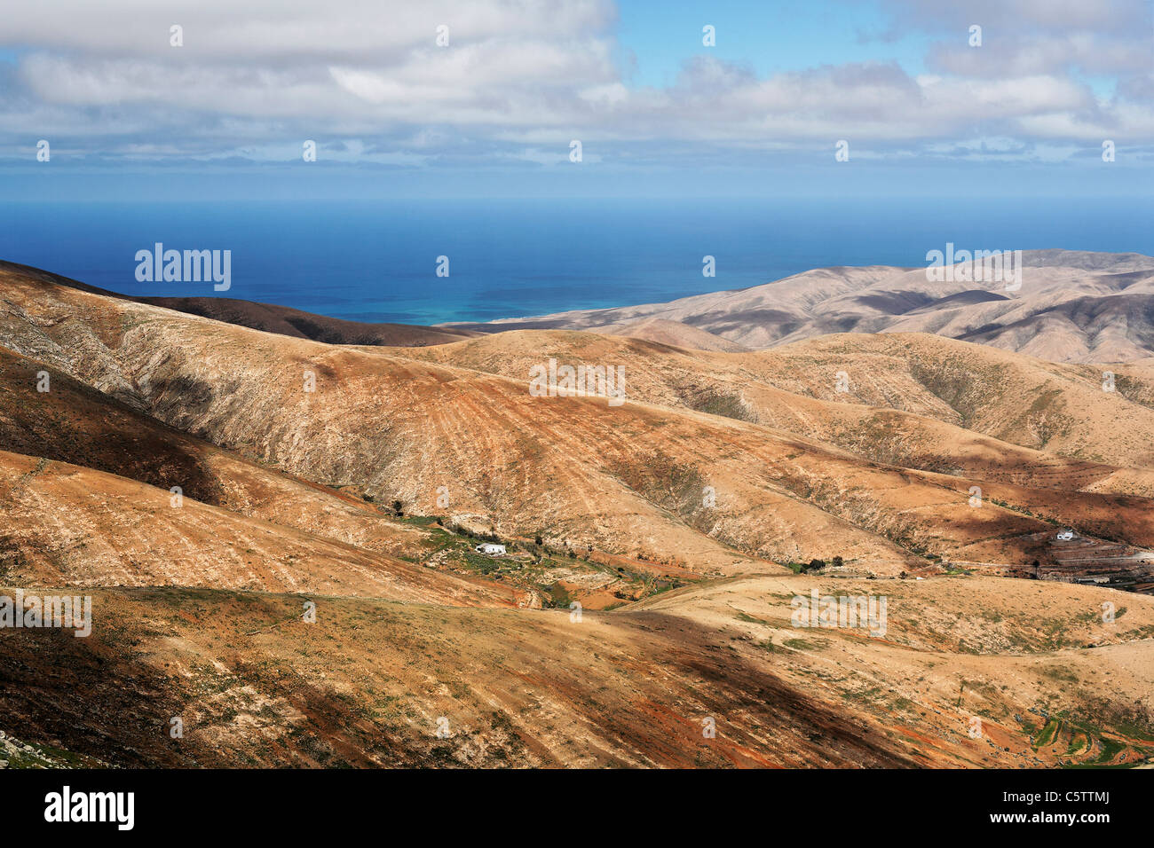 Espagne, Canaries, Fuerteventura, View of landscape Banque D'Images
