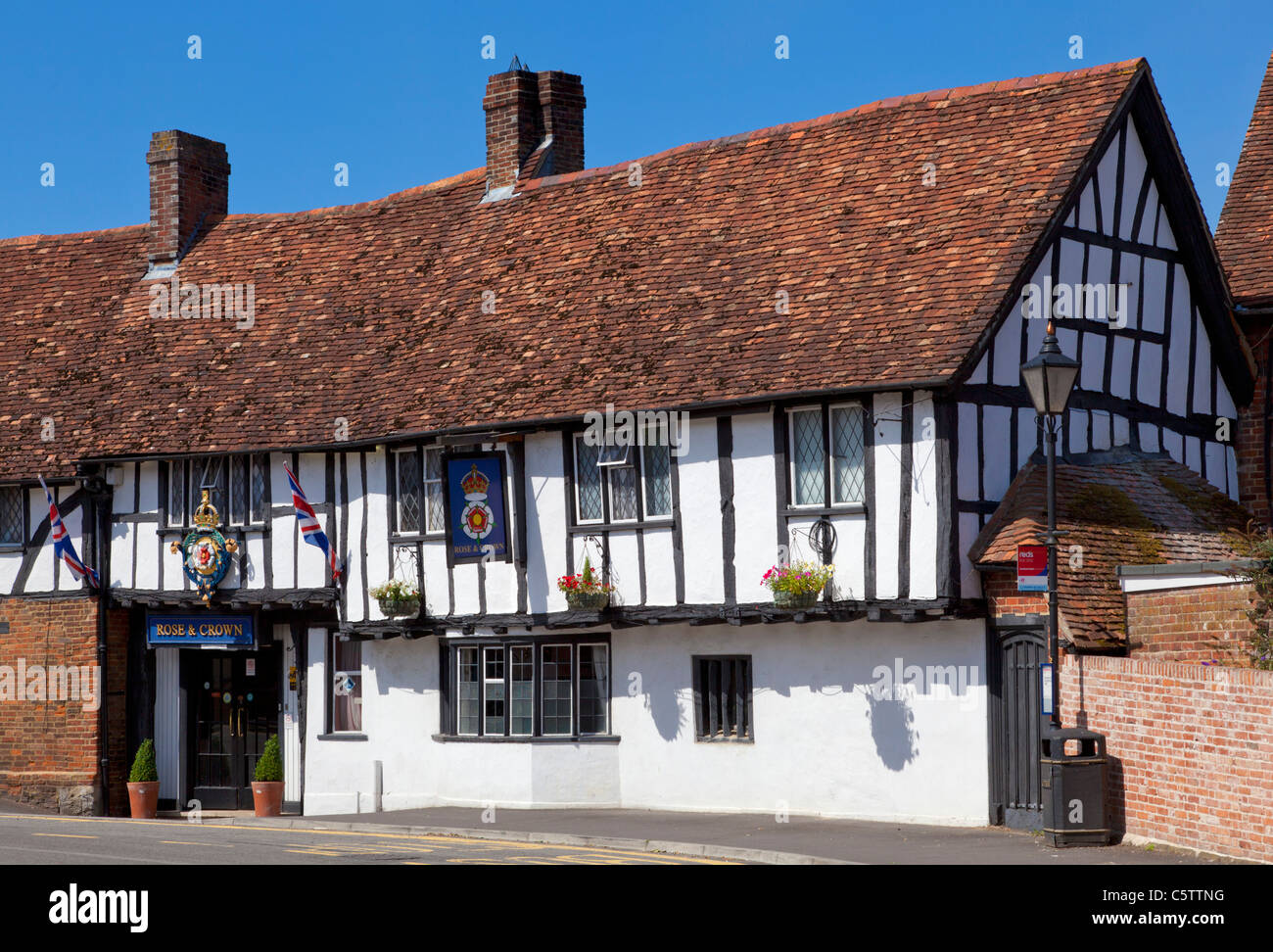 Rose and Crown Hotel et Salisbury Wiltshire England UK Pub Go Europe de l'UE Banque D'Images