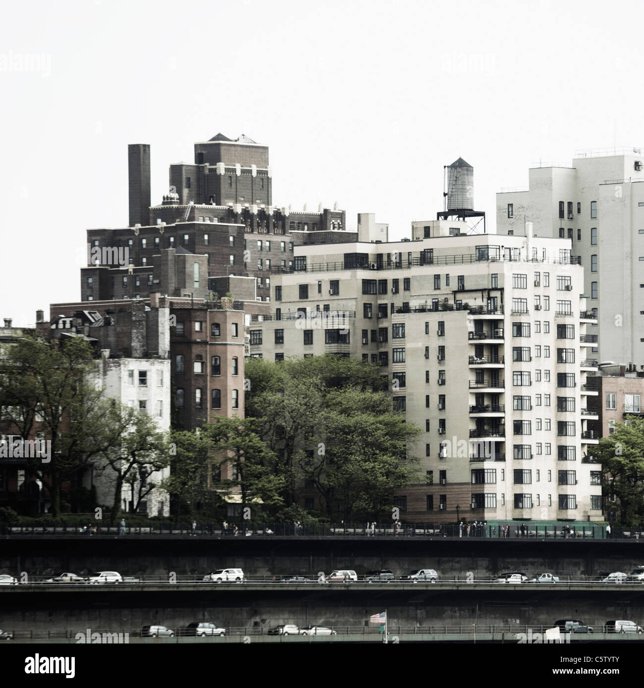 USA, New York, vue de ville broklyn Banque D'Images