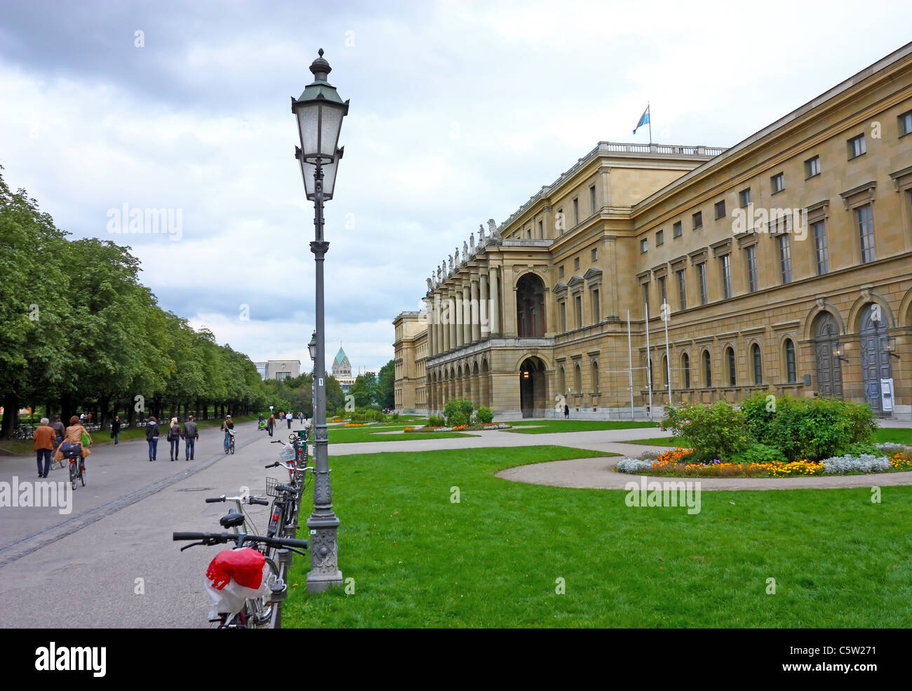 Le Residenz Munich, l'ancien palais royal des rois bavarois dans le centre de la ville Munich Banque D'Images