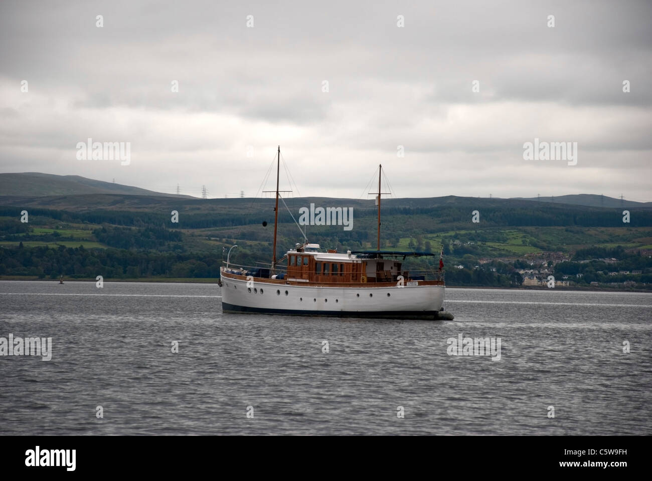 M.a. Chico l'estuaire Firth of Clyde sur la côte ouest d'Argyll Scotland UK United Kingdom Banque D'Images