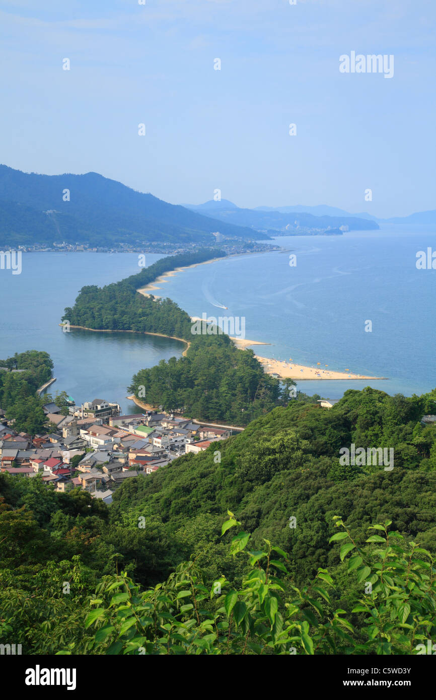 Ama-no-hashidate, Miyazu, Kyoto, Japon Banque D'Images