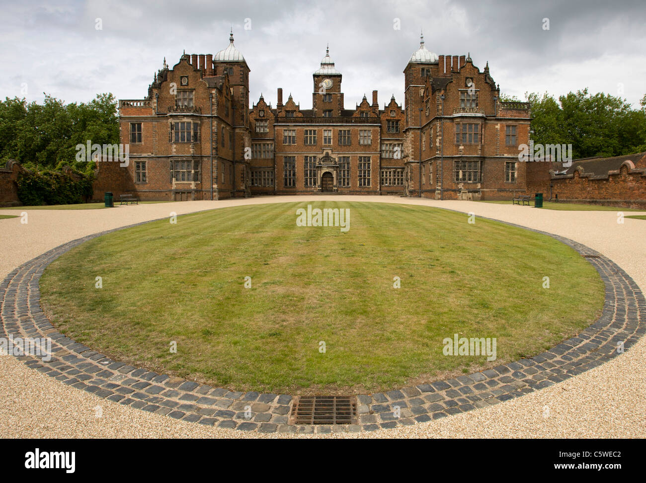 Aston Hall Birmingham, un hôtel particulier de style jacobéen construit par Sir Thomas Holte, un propriétaire foncier du Warwickshire, entre 1618-1635. La liste de grade I Banque D'Images