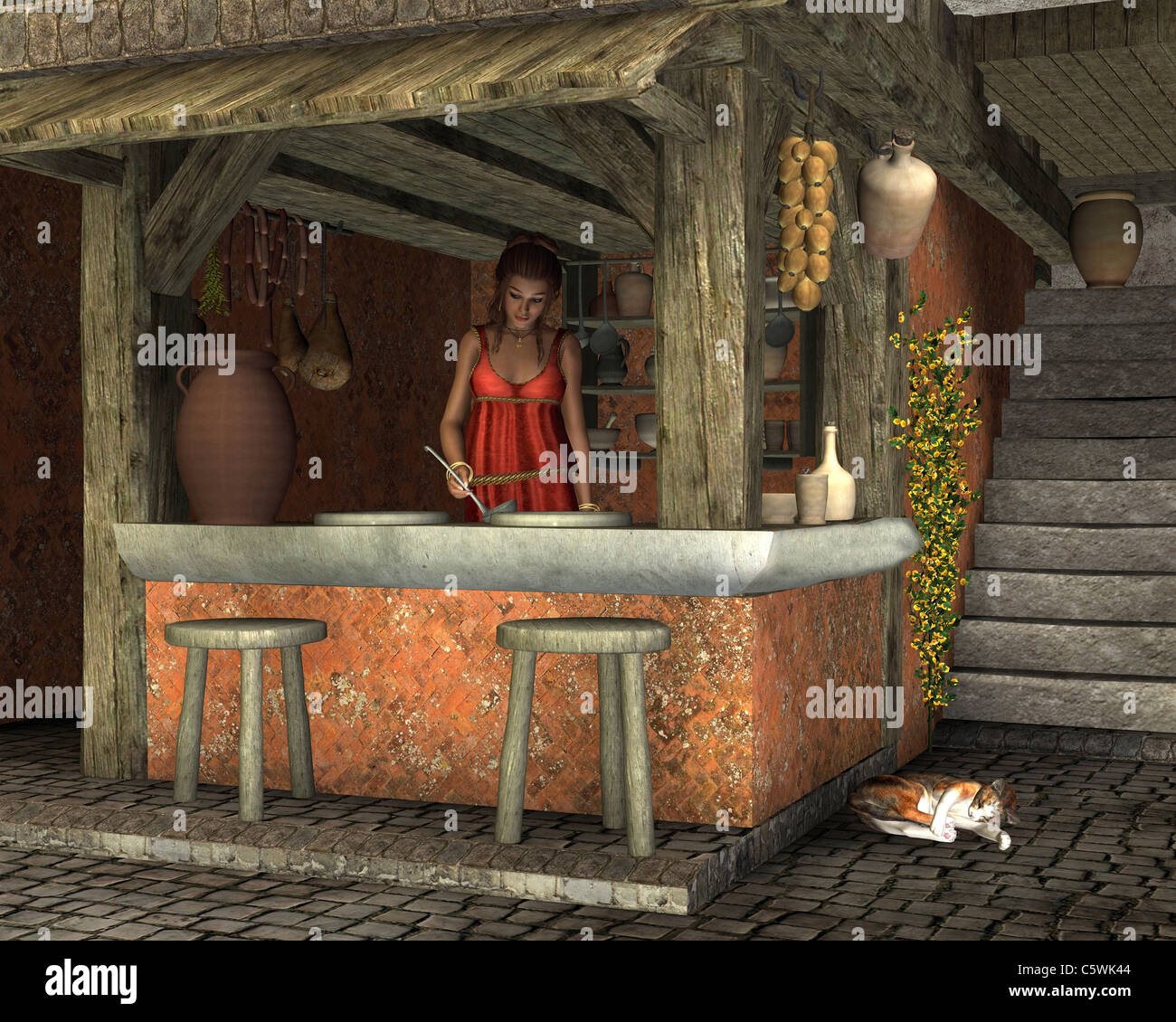 Romain Caupona Banque D'Images