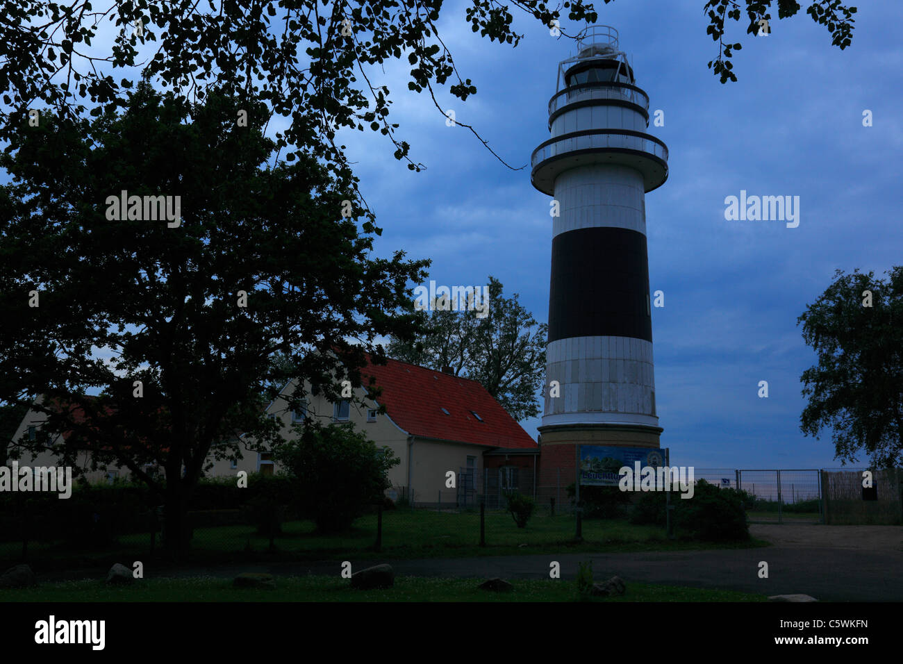 Buelker Leuchtturm im Ostseebad Strande, Daenischer Wohld, Ostsee, Schleswig-Holstein Banque D'Images