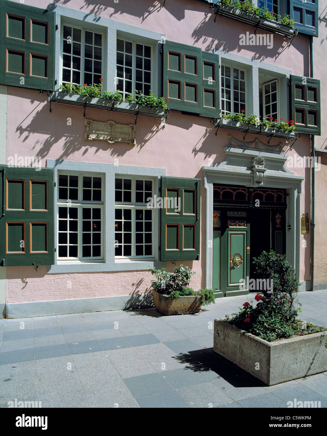 Beethovenhaus, Geburtshaus Ludwig von Beethoven von und mit Musée Beethoven-Sammlung, Bonn, Rhein, Allemagne Banque D'Images