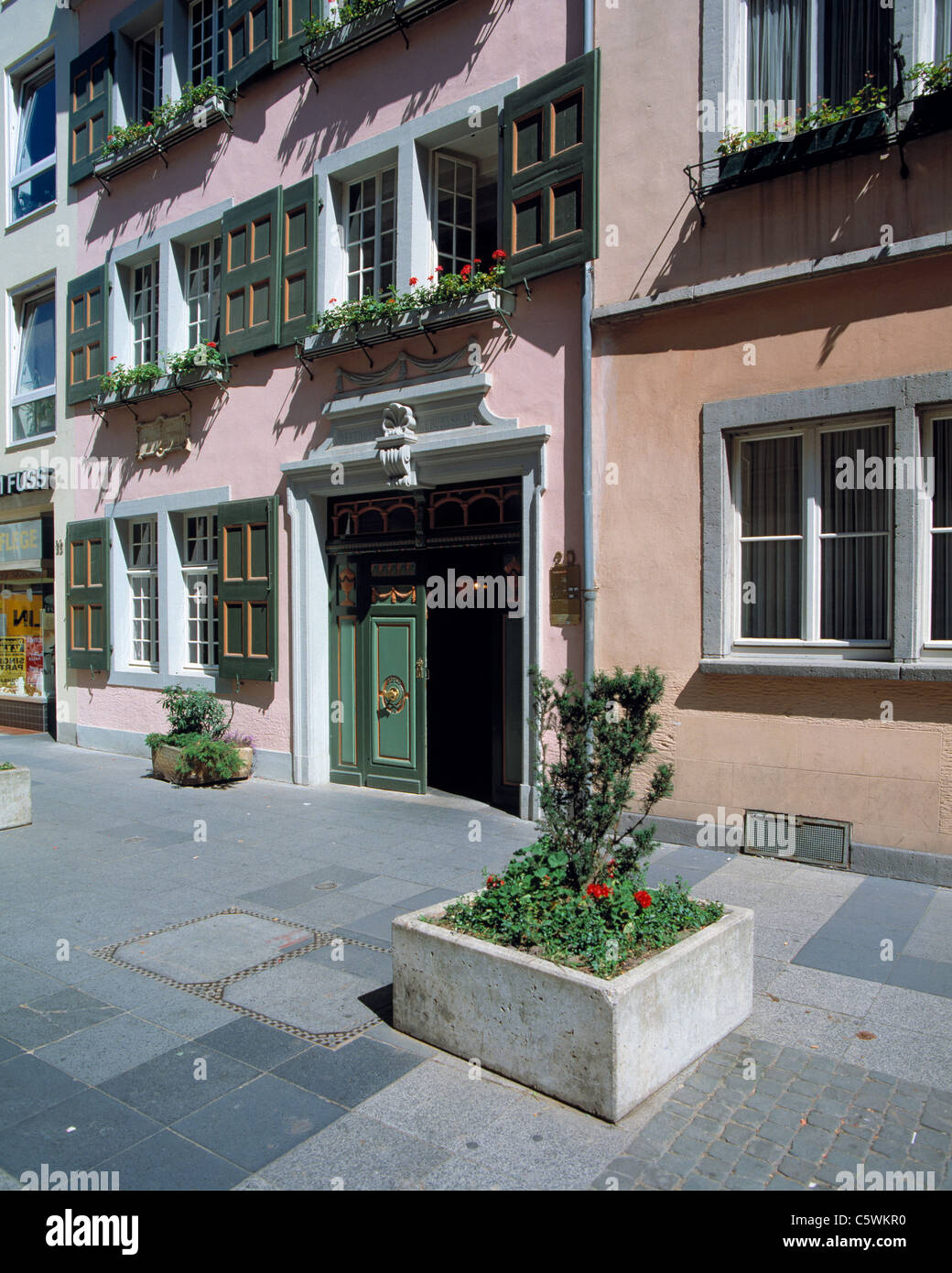Beethovenhaus, Geburtshaus Ludwig von Beethoven von und mit Musée Beethoven-Sammlung, Bonn, Rhein, Allemagne Banque D'Images