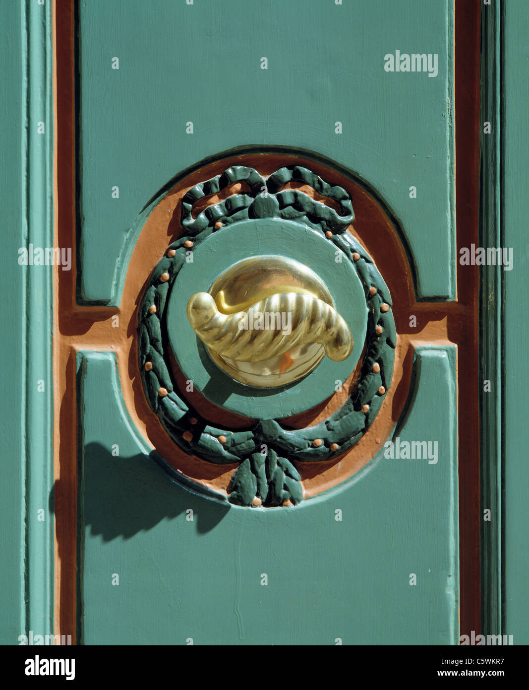 Un Haustuer Tuerklinke der des Beethovenhauses, Geburtshaus Ludwig von Beethoven von und mit Musée, Beethoven-Sammlung Nordrhein-Westfal, Rhein, Bonn Banque D'Images