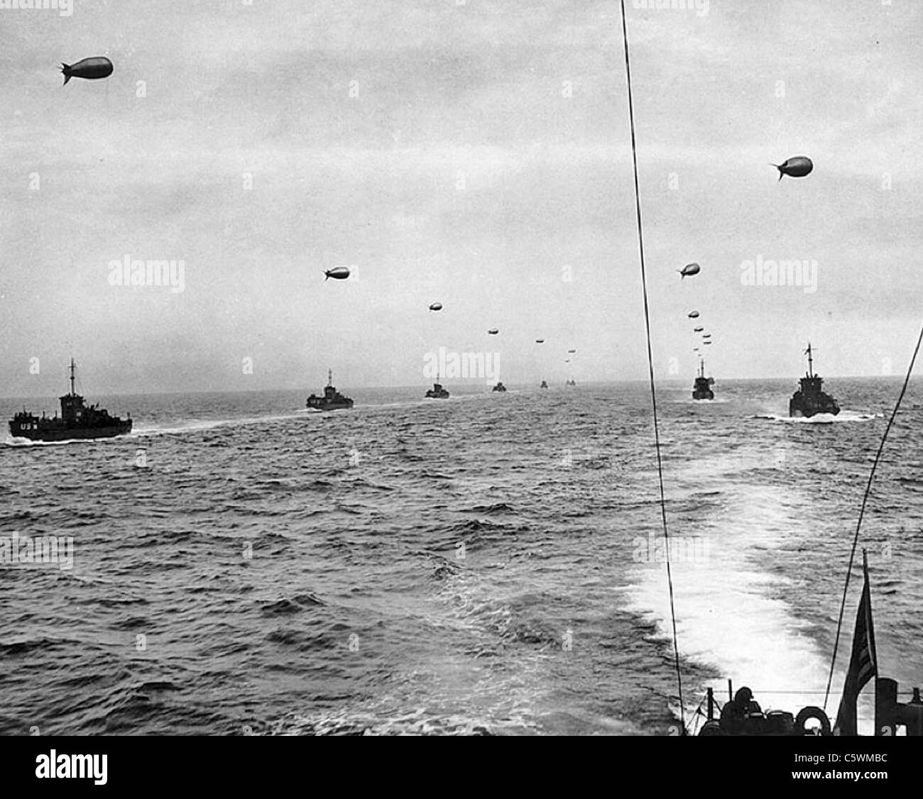 Lcil D-Day 1944 Landing Craft Infantry, Grand (LCIL) chaque remorquage d'un ...