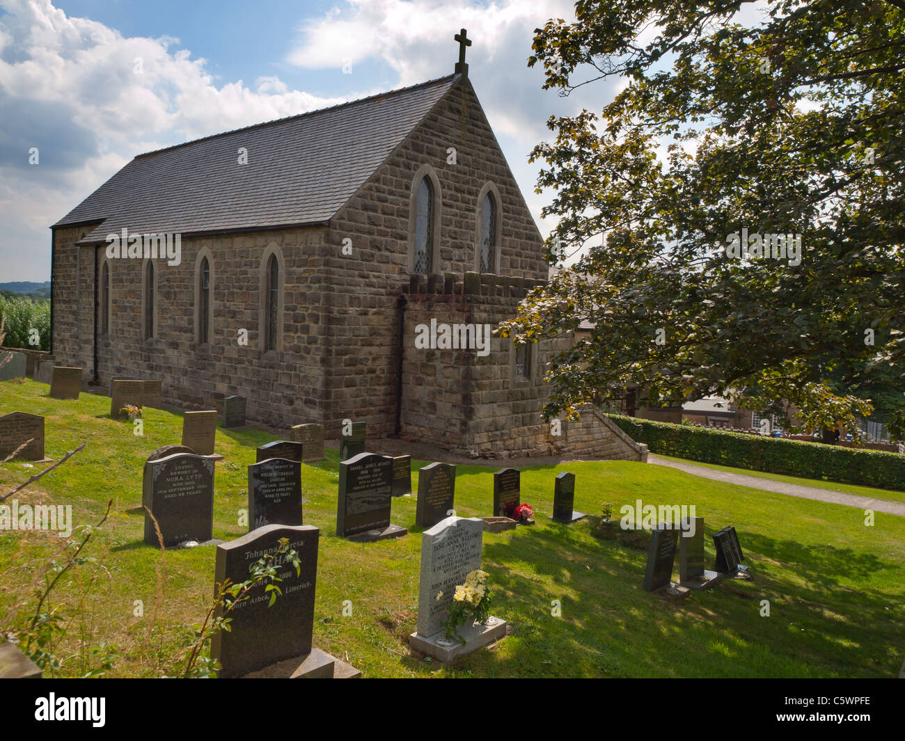 Église catholique de Notre Dame du Sacré Coeur Lealholm, Yorkshire du Nord Banque D'Images