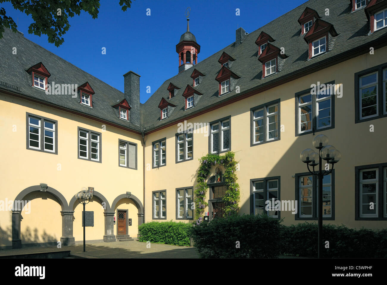 Pfarrhaus der Liebfrauenkirche Koblenz, Rheinland-Pfalz Banque D'Images