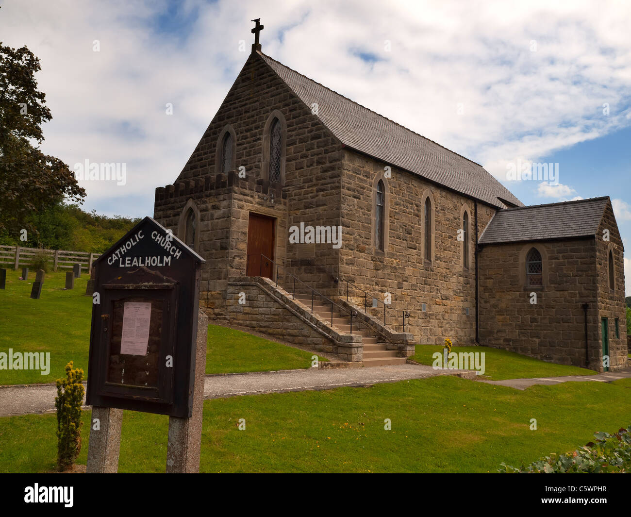 Église catholique de Notre Dame du Sacré Coeur Lealholm, Yorkshire du Nord Banque D'Images