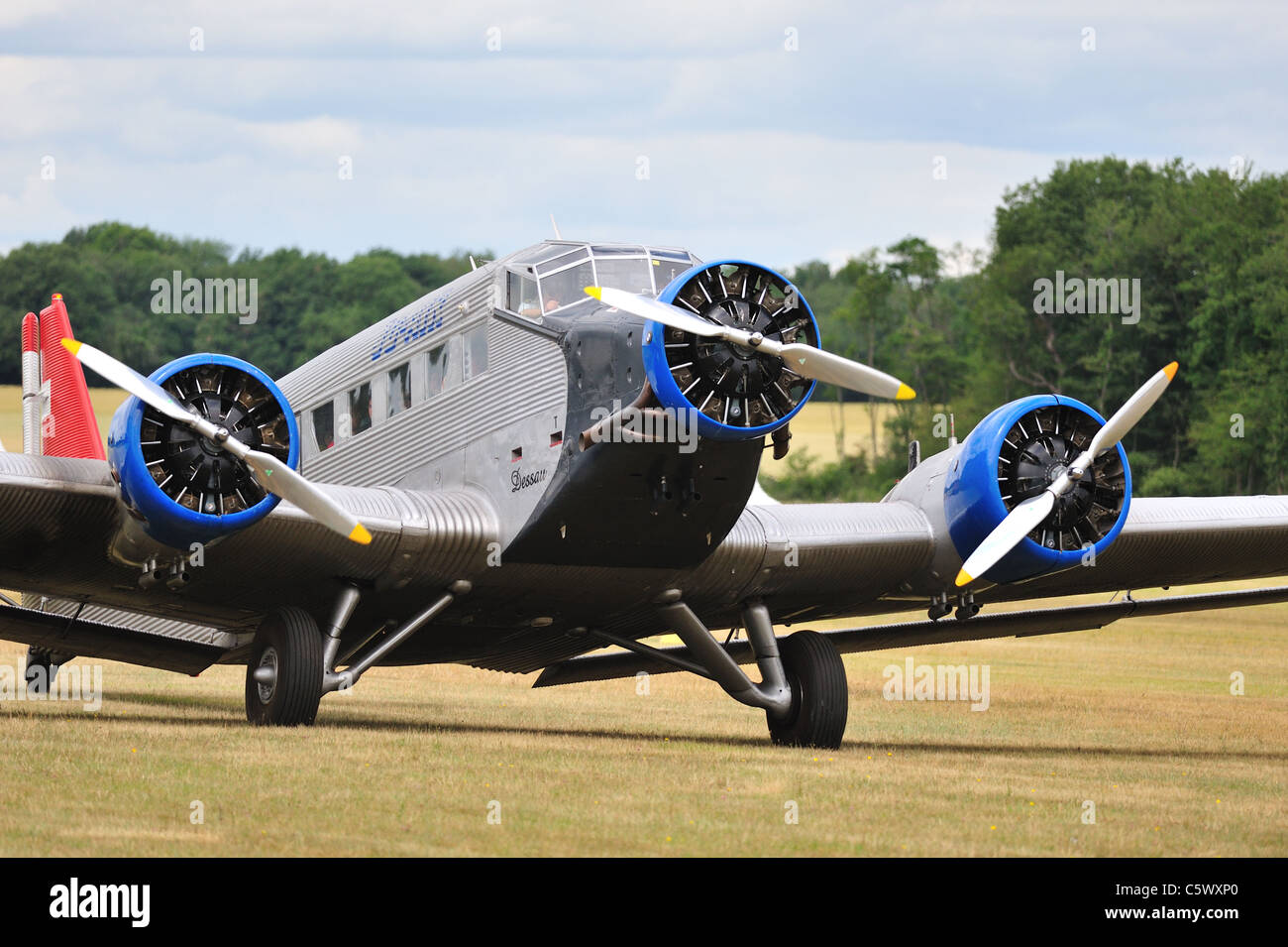 Junkers JU-52 avions de la deuxième guerre mondiale l'imposition Banque D'Images