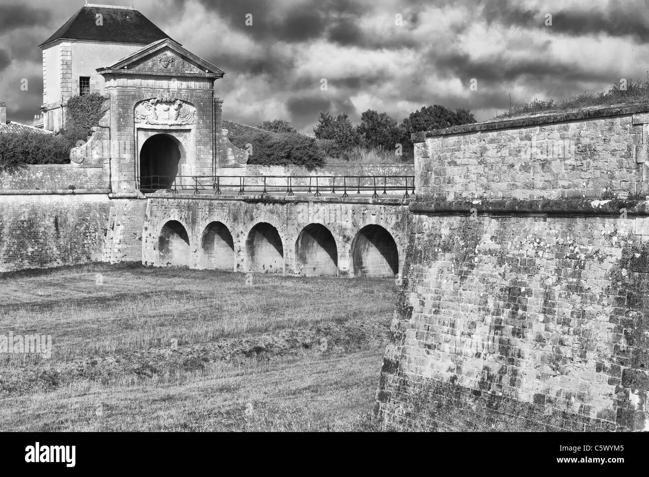 Saint Martin la fortification, Ile de Re, Charentes Maritime, France Banque D'Images