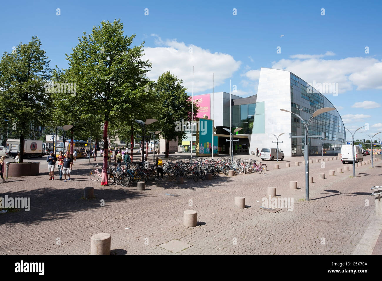 Musée d'art contemporain Kiasma Helsinki Finlande Banque D'Images