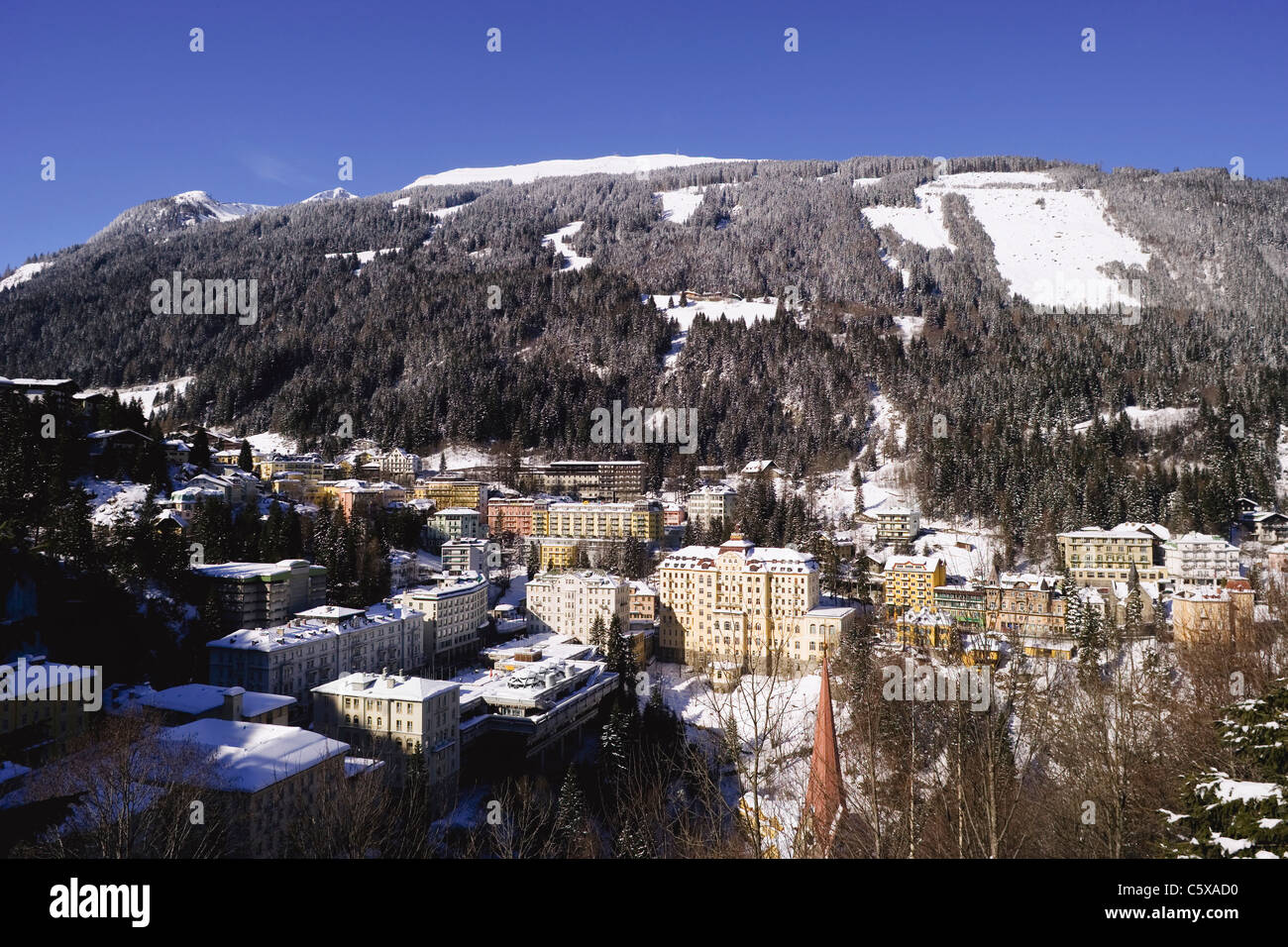 L'Autriche, Salzburger Land, vallée de Gastein, Bad hofgastein Banque D'Images