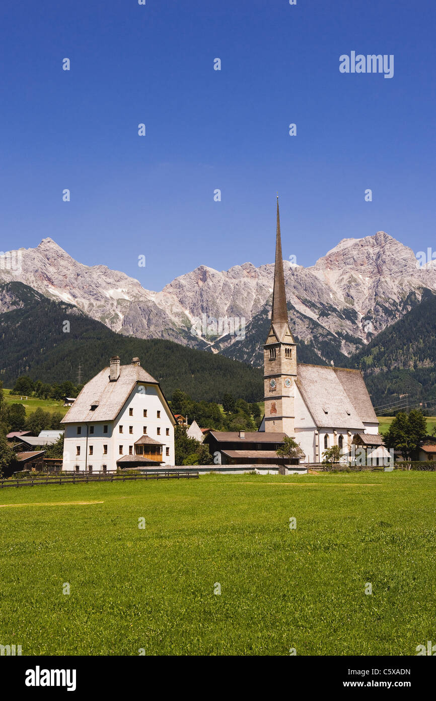 L'Autriche, Salzburger Land, Maria Alm, église de pèlerinage Banque D'Images