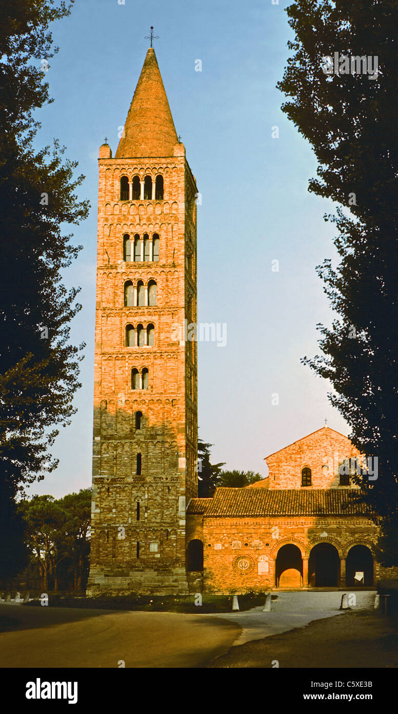 L'abbaye de Pomposa (Ferrara). Banque D'Images