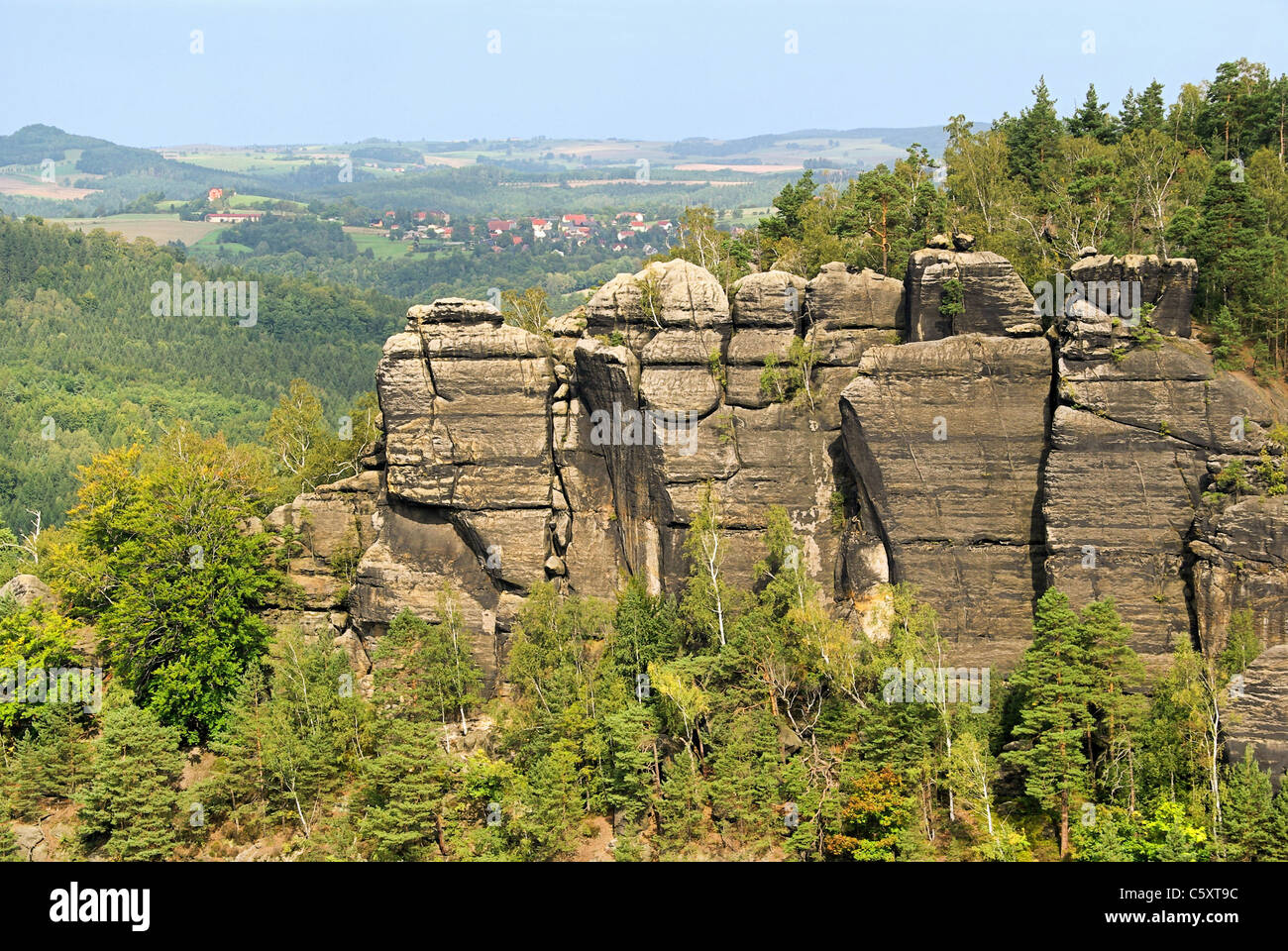 - Affensteine Affensteine montagnes 06 Banque D'Images