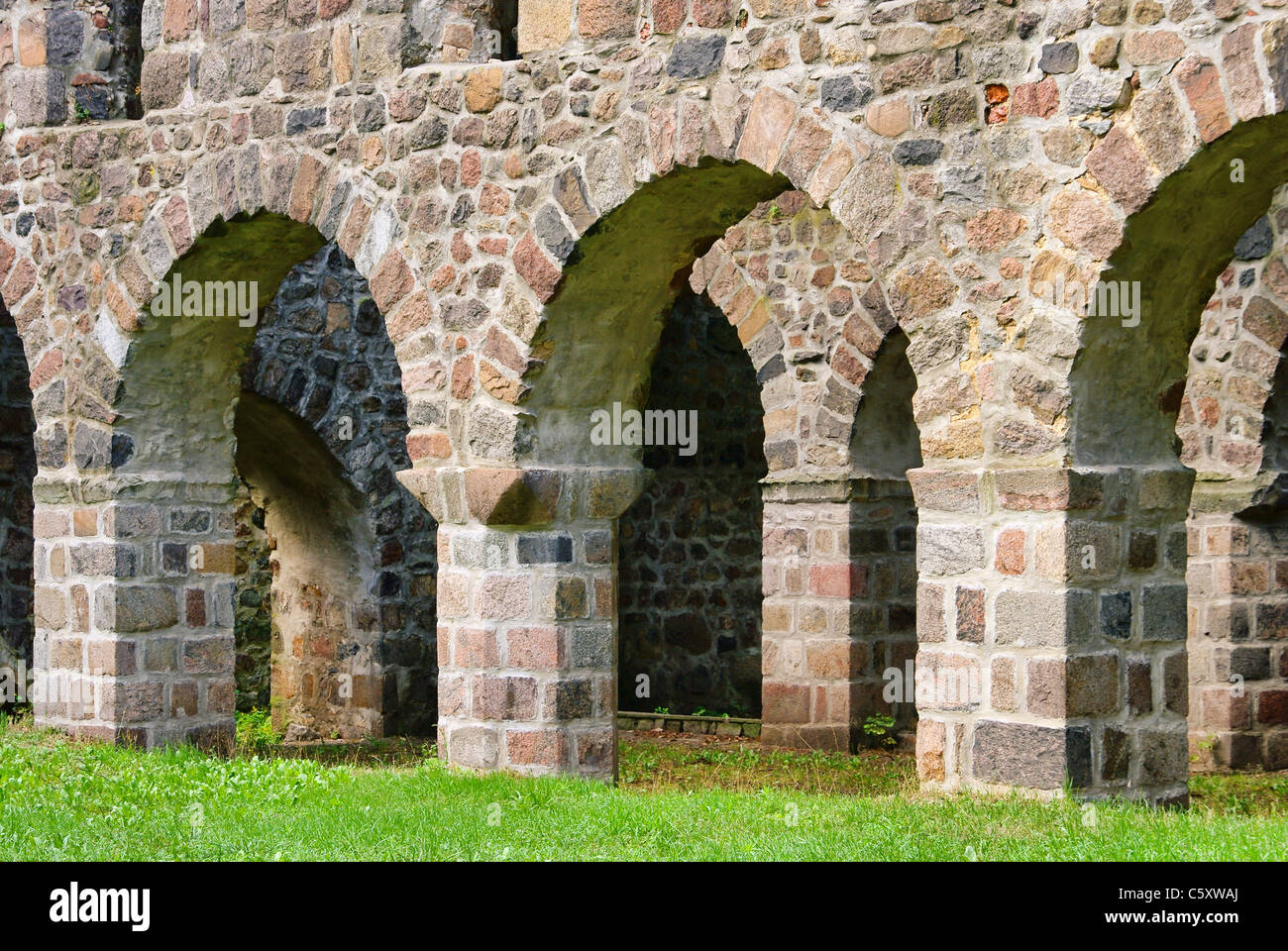 Loburg Kirchenruine - Loburg ruine de l'église 03 Banque D'Images