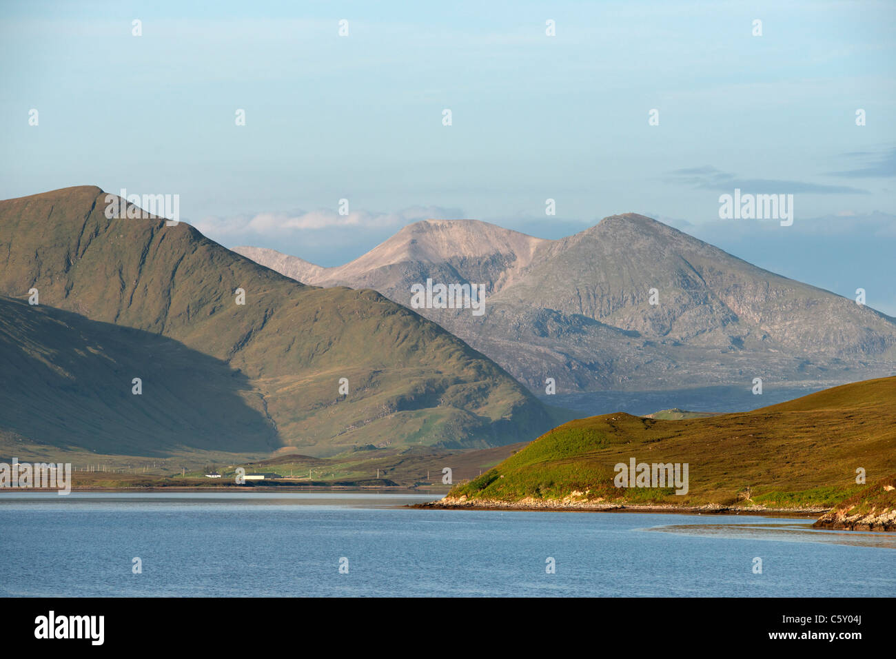 Foinaven et le Kyle of Durness, Sutherland, Highland, Scotland, UK Banque D'Images