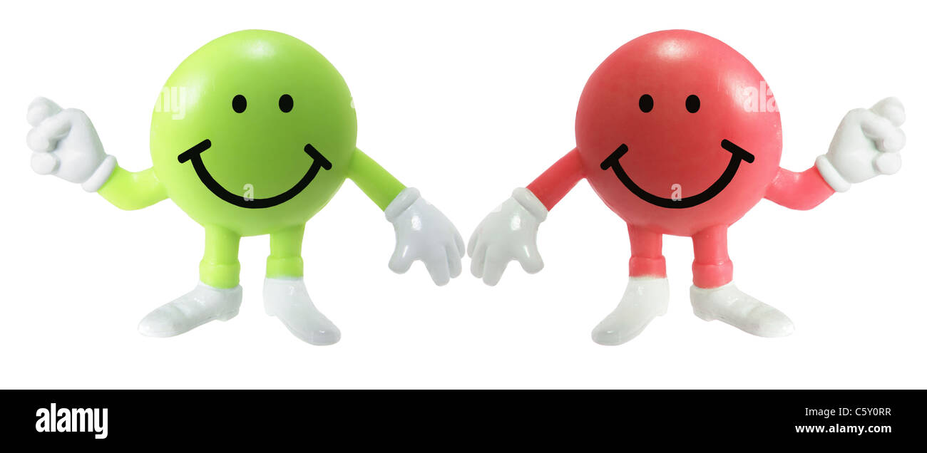 Jouets de Smiley Banque D'Images