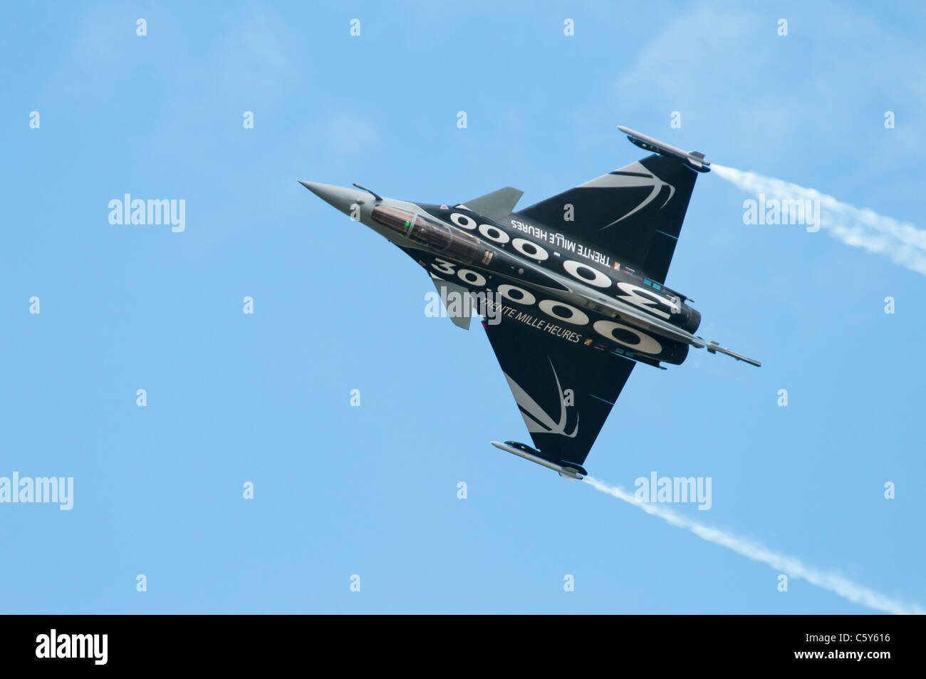 Armée de l'air en avion de chasse militaire Dassault Rafale C peint dans ses trente mille heures scheme affiche Au RIAT Banque D'Images
