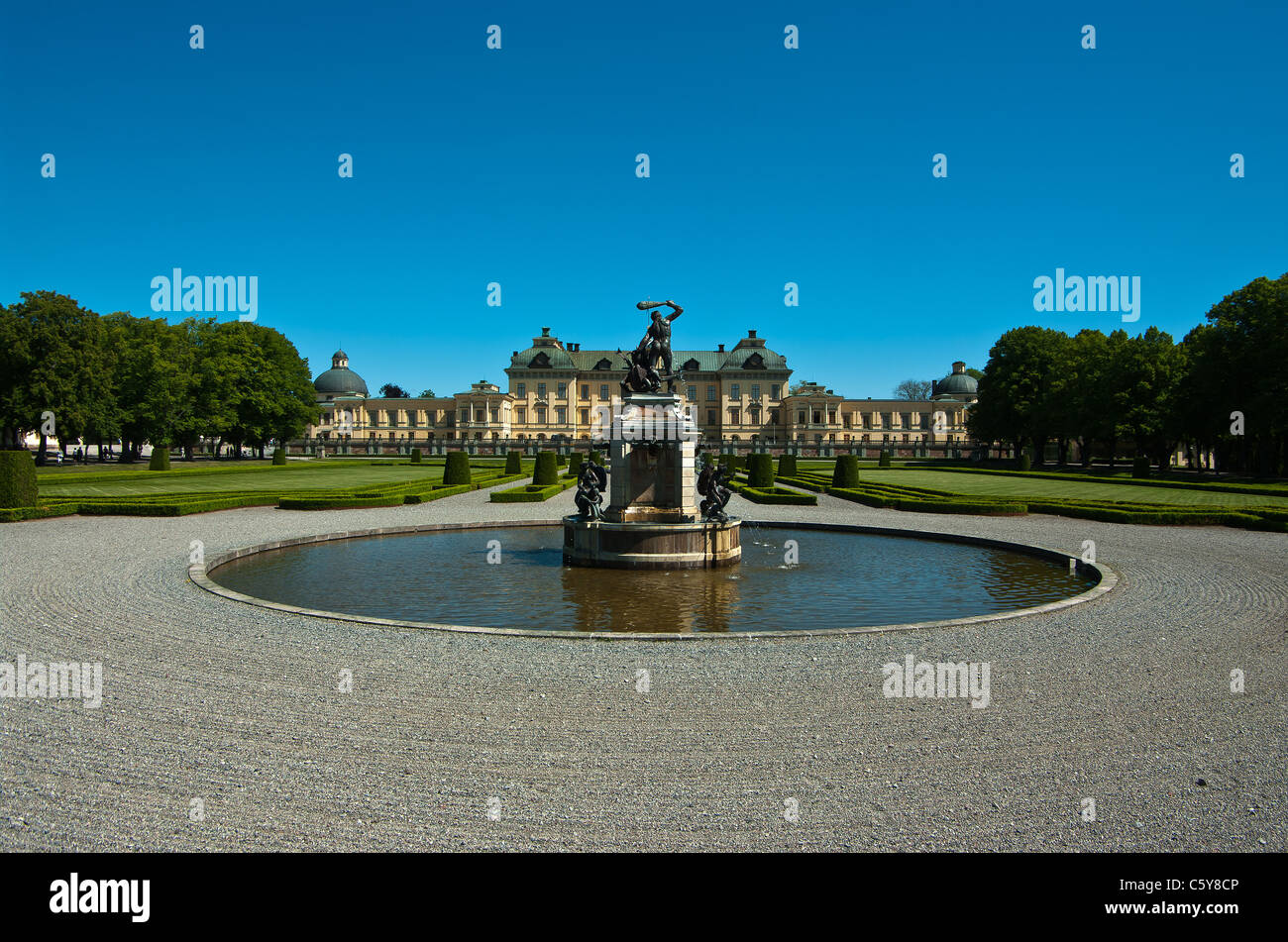 Château de Drottningholm à Stockholm, Uppland Banque D'Images