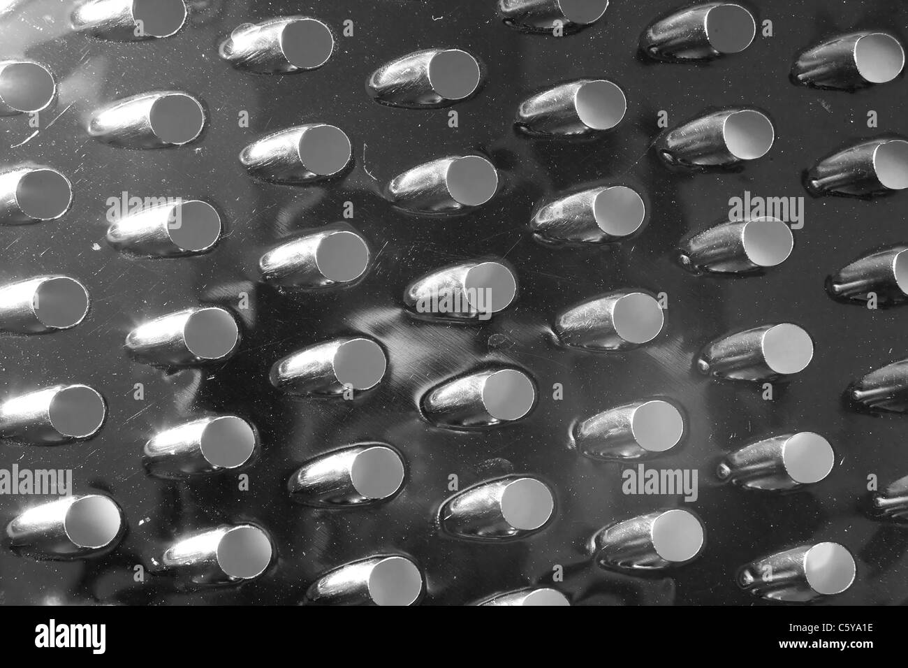 Close up de râpe à fromage Banque D'Images