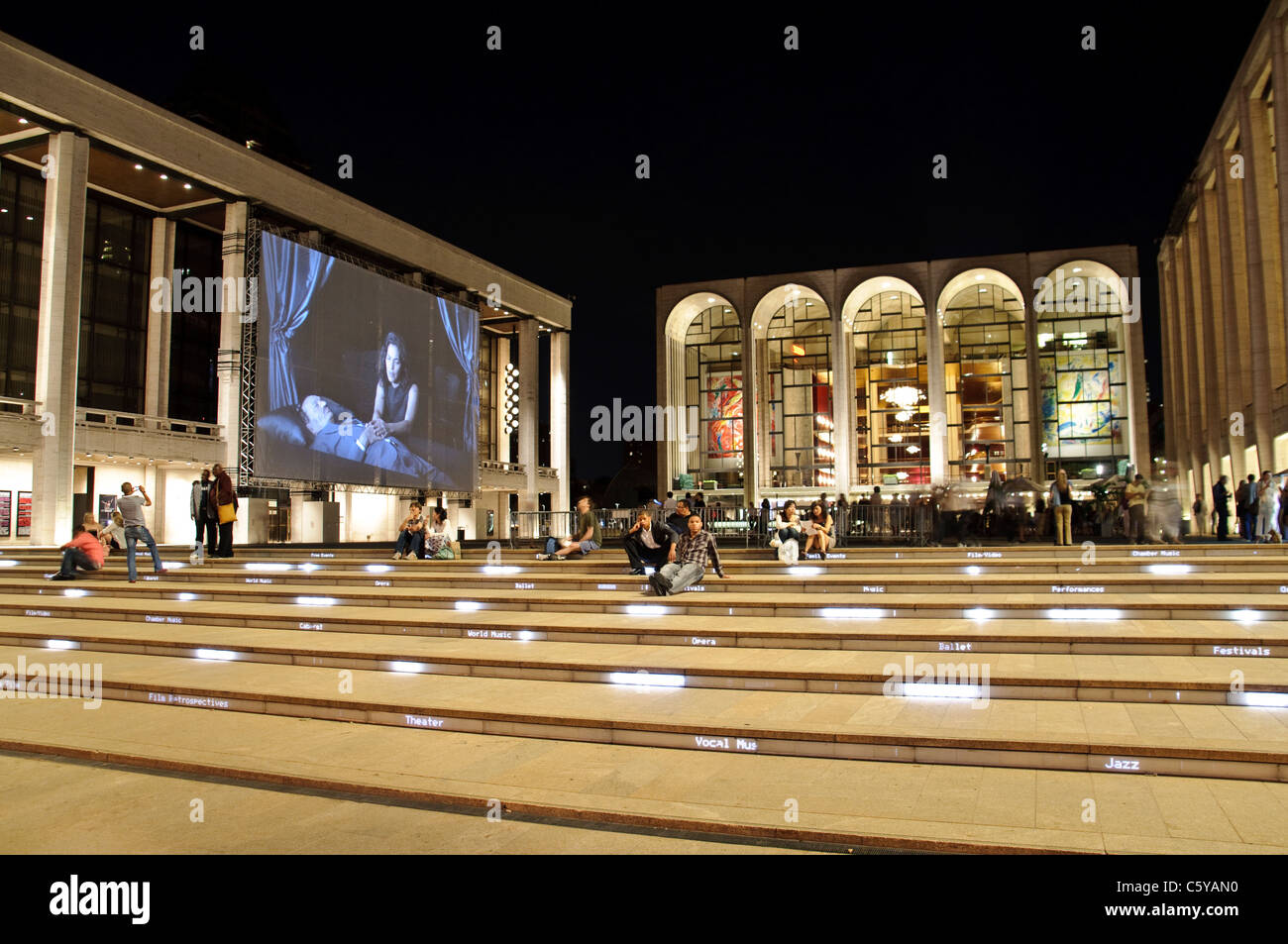 Le rénové Lincoln Center Performing Arts Center, Broadway, New York City Banque D'Images