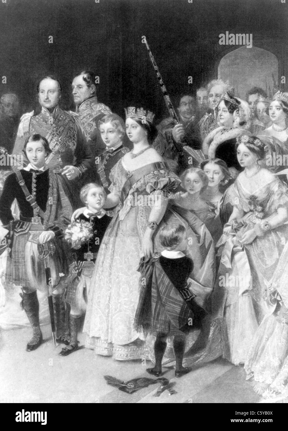 Victoria, reine de Grande-Bretagne et d'Irlande, 1819-1901 Banque D'Images