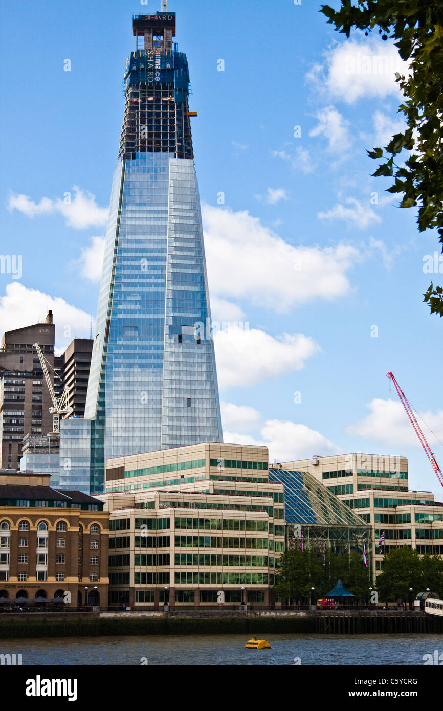 La tour Shard London Bridge, de construction Banque D'Images