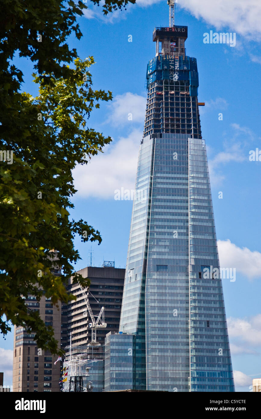 La tour Shard London Bridge, de construction Banque D'Images