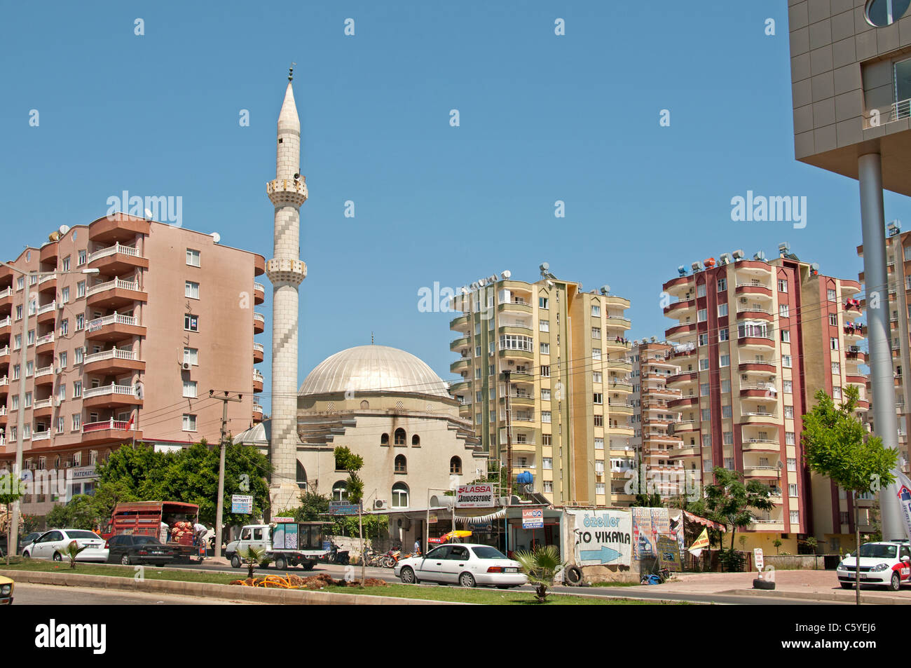 Mersin Turquie turc Ville Ville Banque D'Images