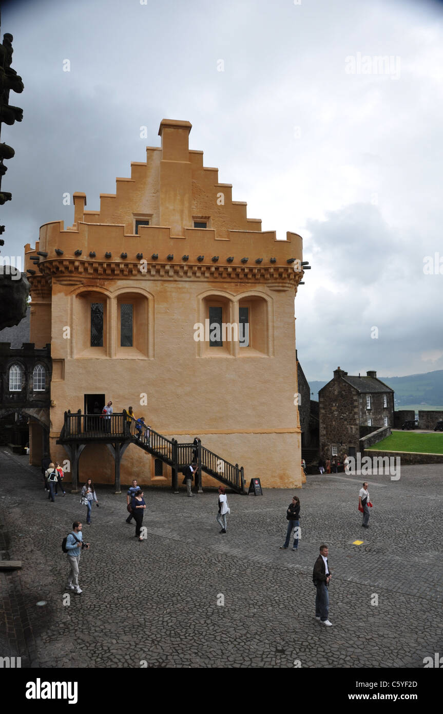 Immeuble rénové à Stirling Castle, Scotland UK Banque D'Images