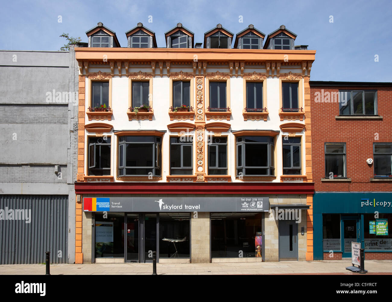 Skylord billet sur Oldham Street dans le Nord de l'Trimestre Manchester UK Banque D'Images