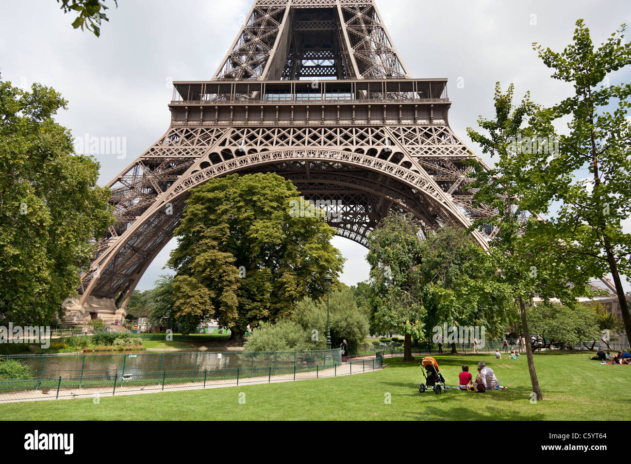 Tour Eiffel tower Paris France Banque D'Images