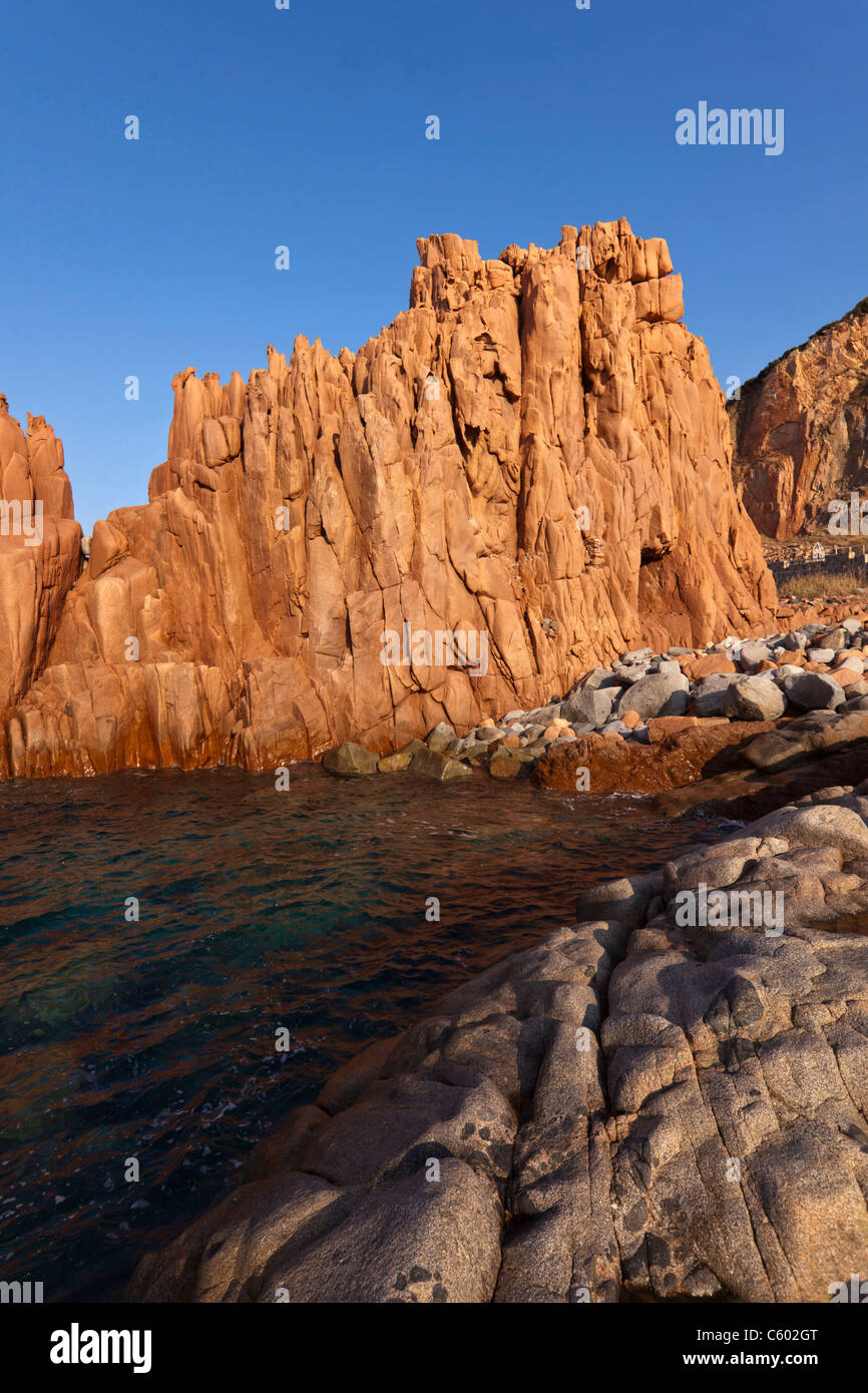 Red Rocks , Arbatax , Italie Sardaigne, île, Méditerranée, Europe Banque D'Images