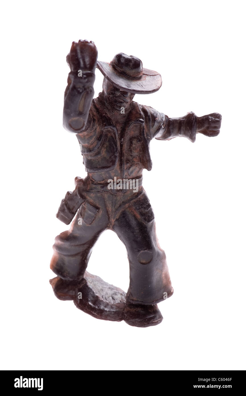 Objet sur blanc - jouet en plastique Banque D'Images