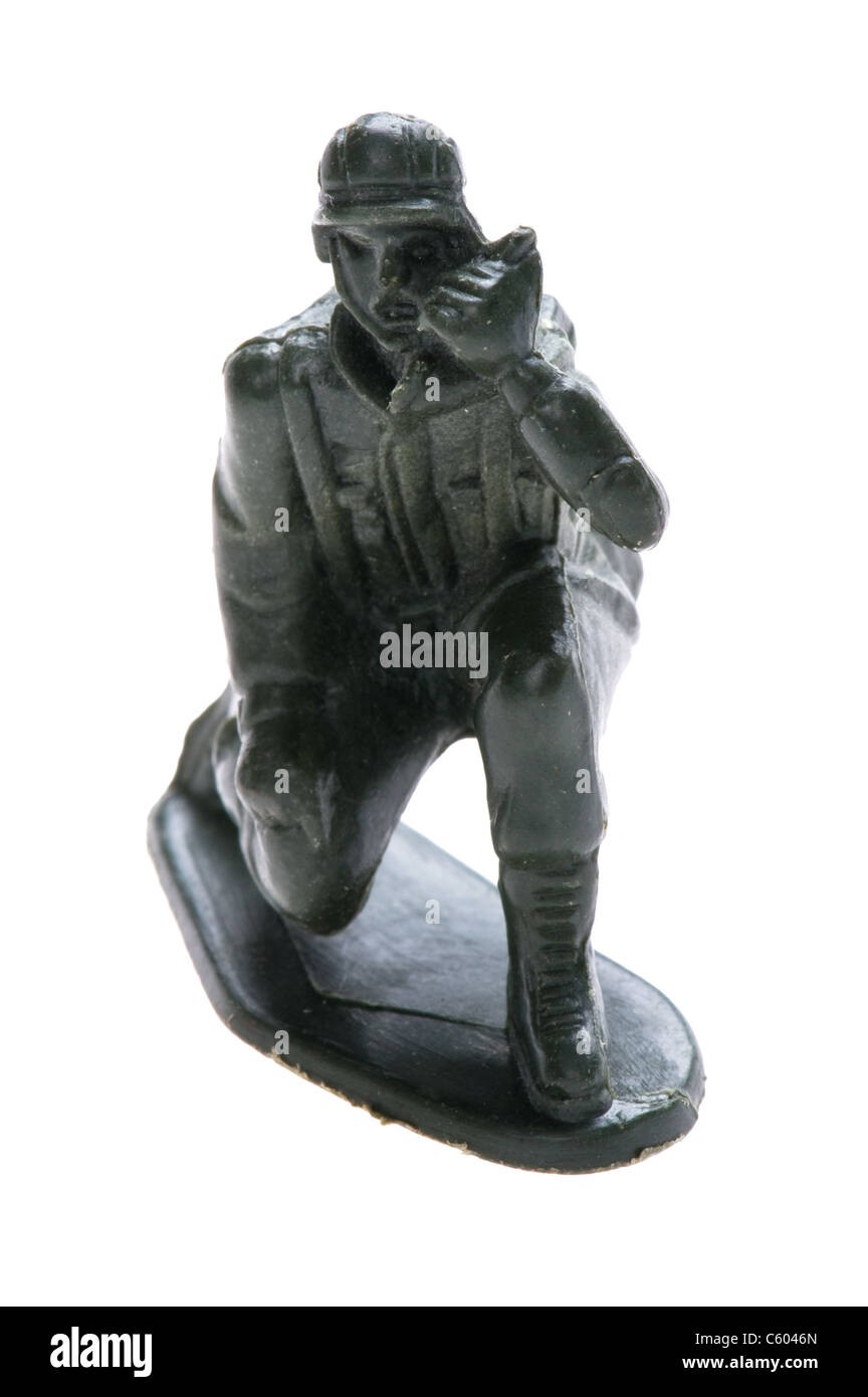 Objet sur blanc - jouet en plastique Banque D'Images