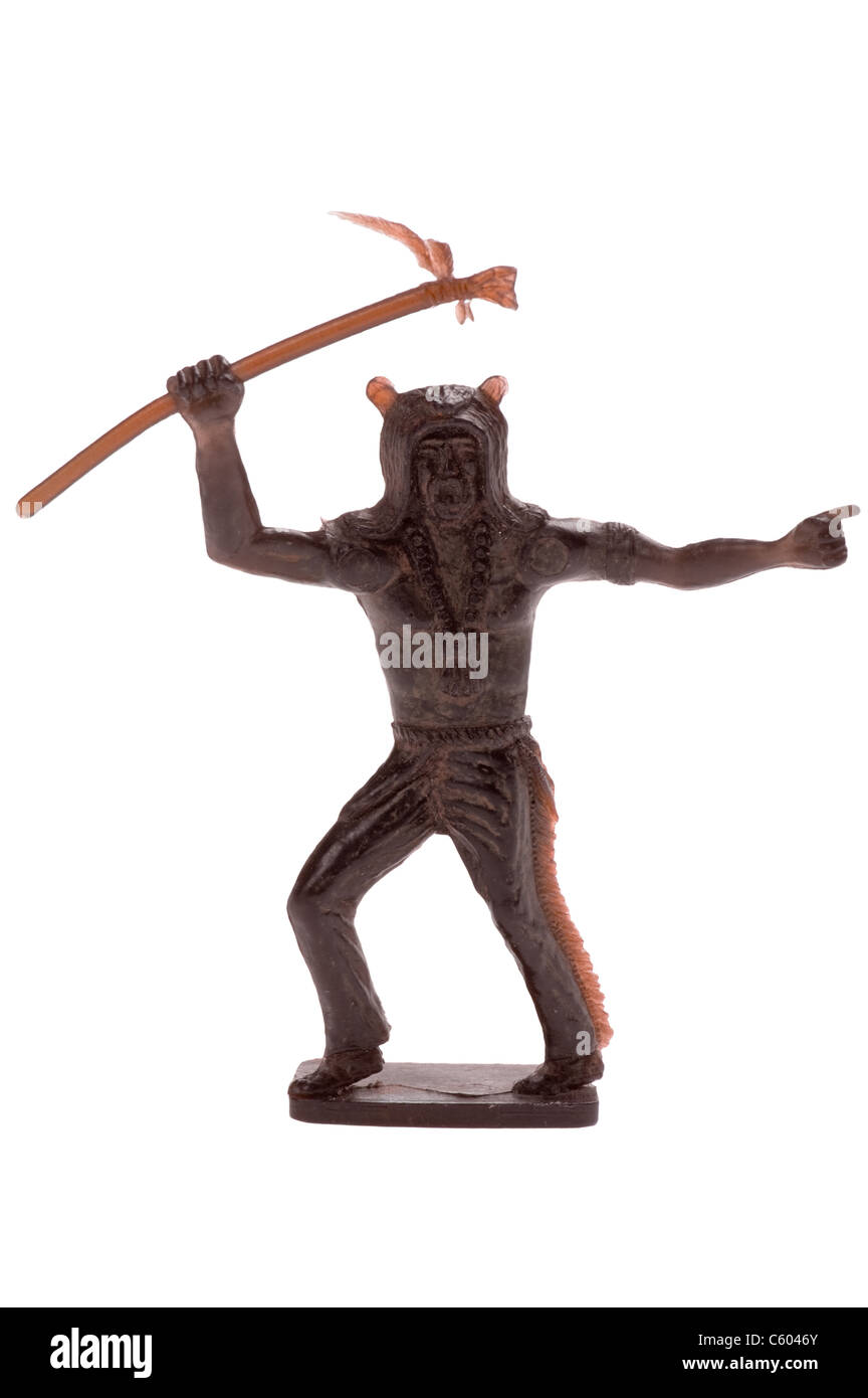 Objet sur blanc - jouet en plastique Banque D'Images