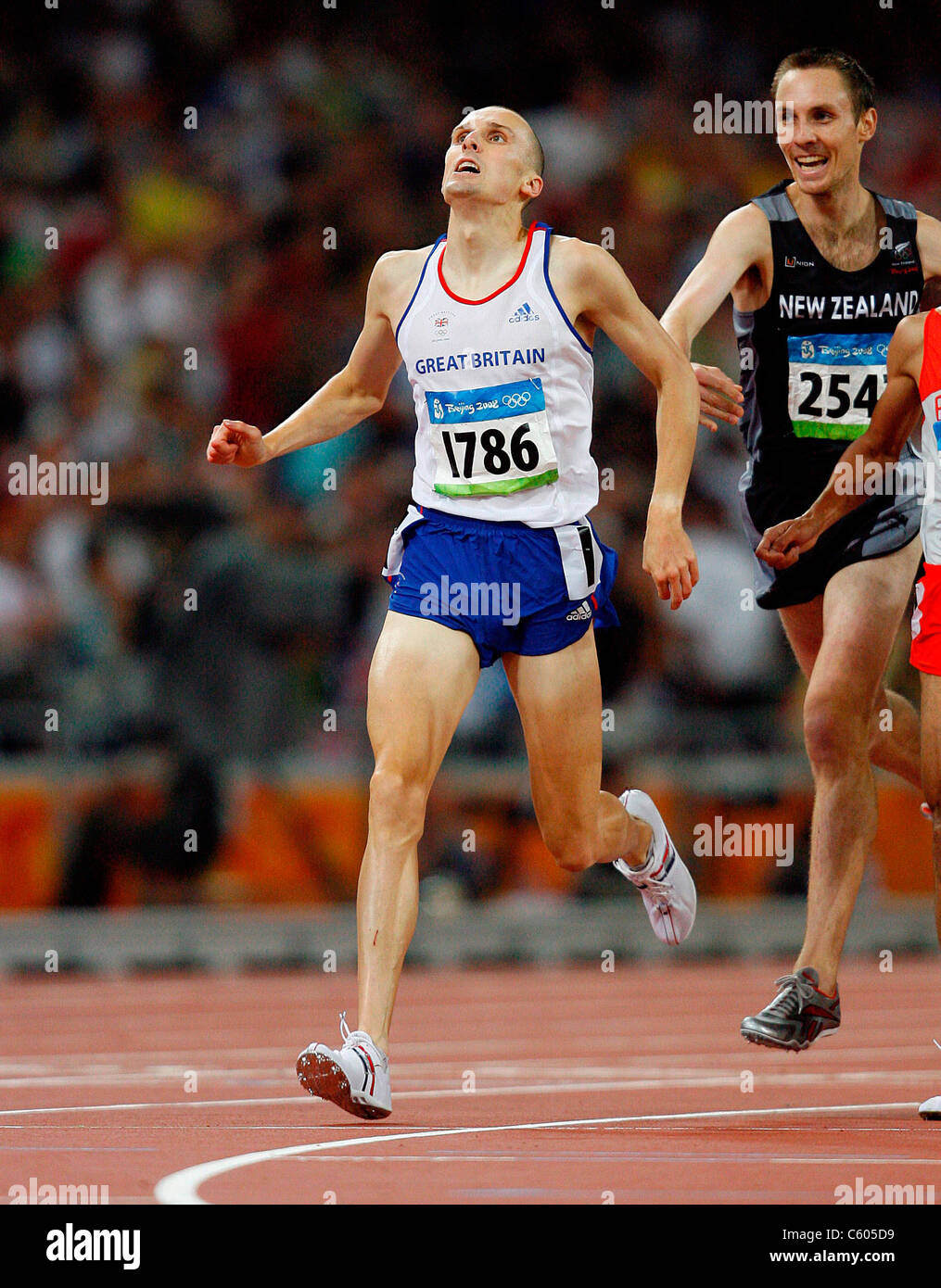 ANDY BADDELEY Grande-bretagne STADE OLYMPIQUE BEIJING Chine 17 Août 2008 Banque D'Images