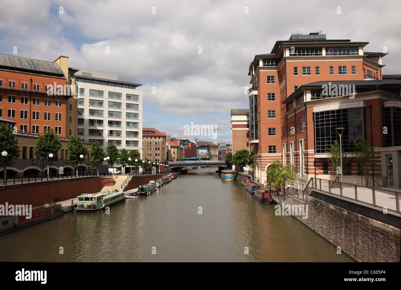 Temple Quay, Bristol City Center, Angleterre, Royaume-Uni Banque D'Images