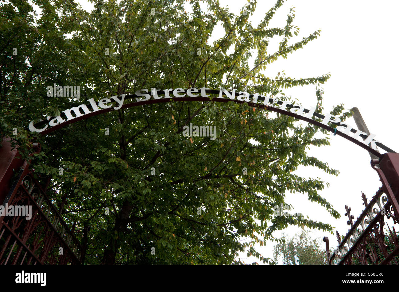 Camley Street Parc Naturel, Kings Cross, London Banque D'Images