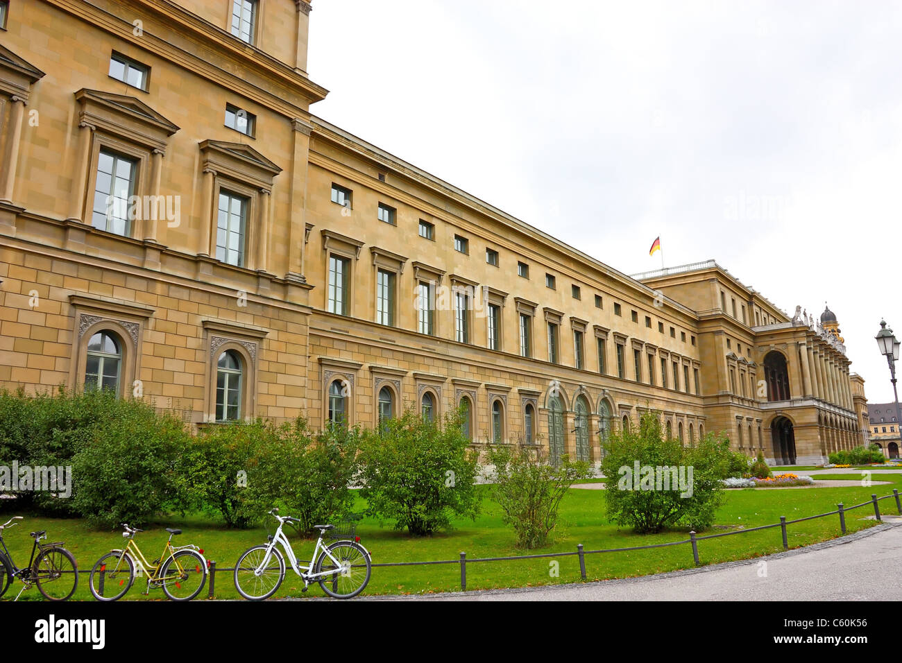 Le Residenz Munich, l'ancien palais royal des rois bavarois dans le centre de la ville Munich Banque D'Images