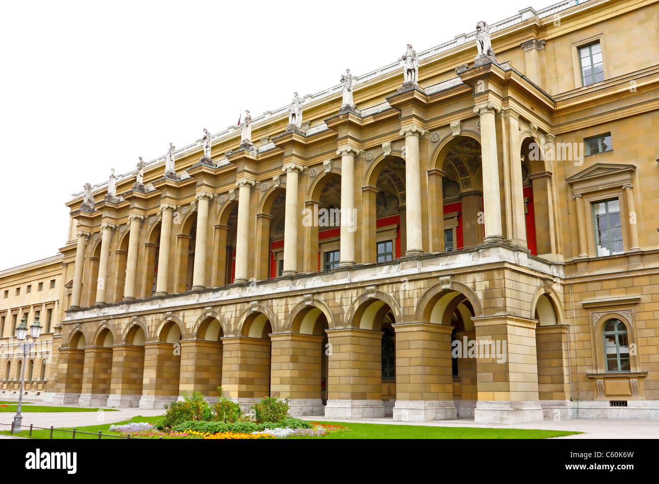 Le Residenz Munich, l'ancien palais royal des rois bavarois dans le centre de la ville Munich Banque D'Images